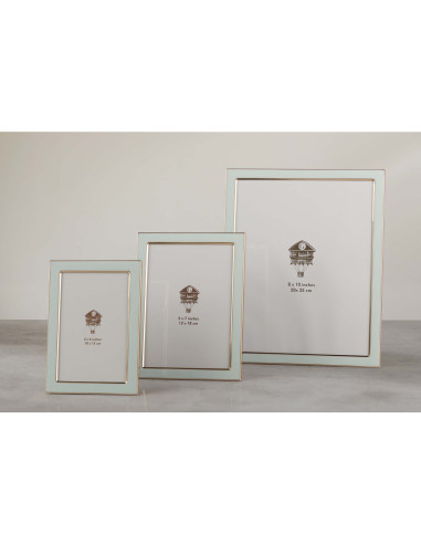 PORTAFOTOS METAL VERDE 20X25 CM