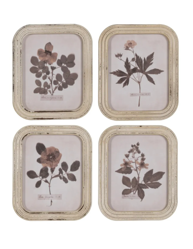 CUADRO IMPRESIÓN FLORES 25 X 2 X 30 CM