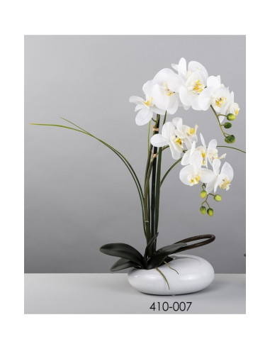 MACETA ORQUIDEA BLANCA 55 CMS