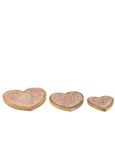 PLATO MOSAICO CORAZON M