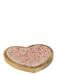 PLATO MOSAICO CORAZON M
