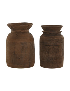 JARRON NEPAL MADERA NATURAL L