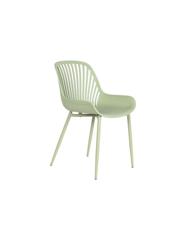 SILLA METAL VERDE MENTA
