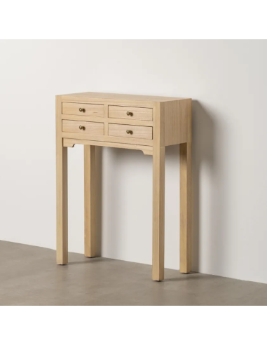 CONSOLA MADERA NATURAL