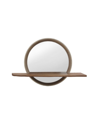 ESPEJO ESTANTERIA NATURAL