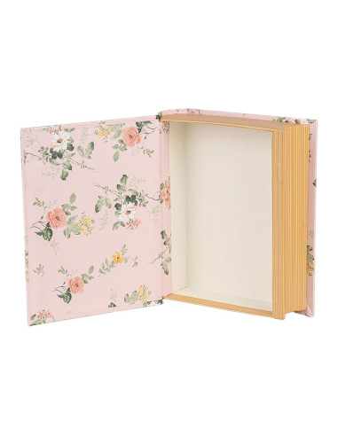 CAJA LIBRO ROSA