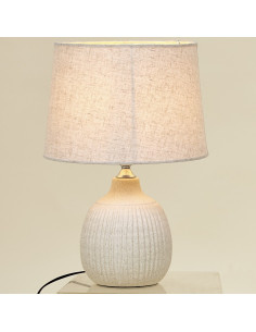 LAMPARA MESA BLANCO MATE