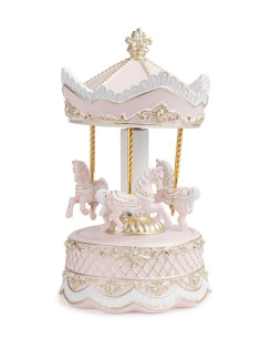 CARRUSEL CABALLOS ROSA