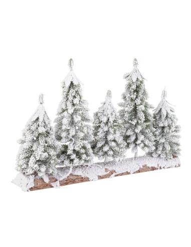 DECORACION ABETOS NEVADOS