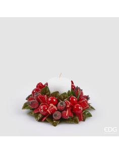 CORONA CON HOJAS Y BAYAS...