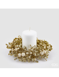 CORONA DE BAYAS CON HOJAS...