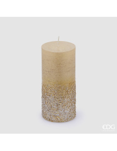 VELA CON PURPURINA DORADA