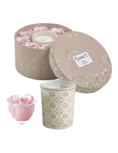 COFRE REGALO VELA Y ROSAS...